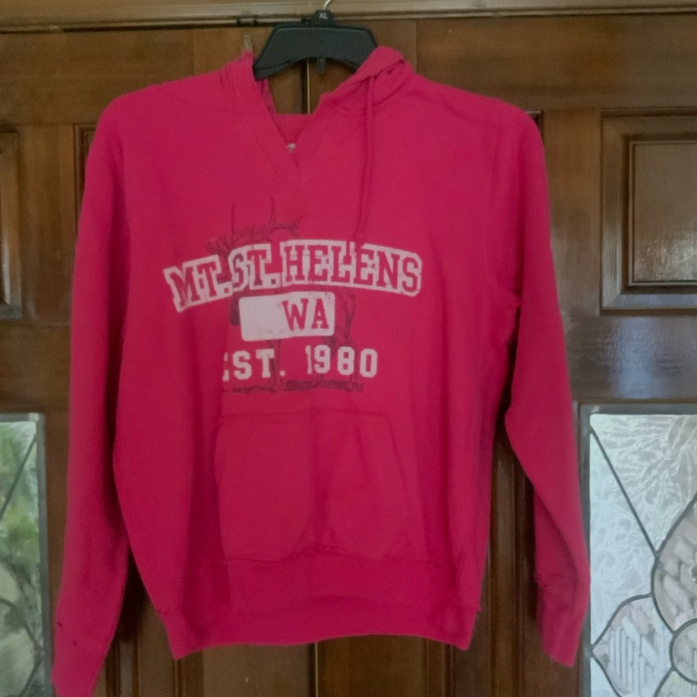 Salt Creek Women’s Mt. St. Helens Red Hoodie